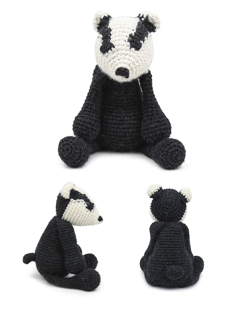 toft susan the badger amigurumi crochet animal